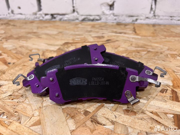 Колодки дисковые тормозные задние NiBK