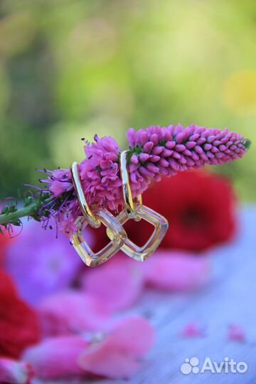 Серьги бублики