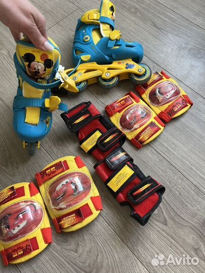 Ролики раздвижные 26-29р