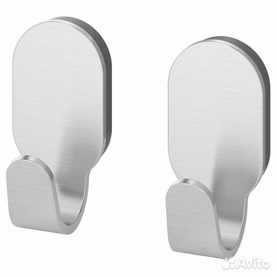 Brogrund Крючок 2 шт. 205.246.77 нерж. сталь IKEA
