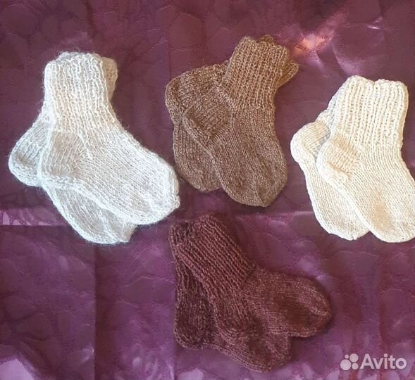 Носочки детские ручной вязки