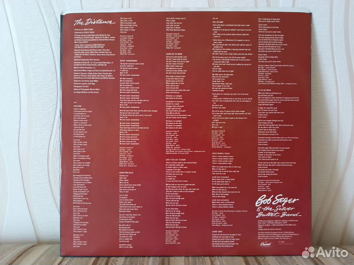 Bob Seger – The Distance (оригинальный винил)