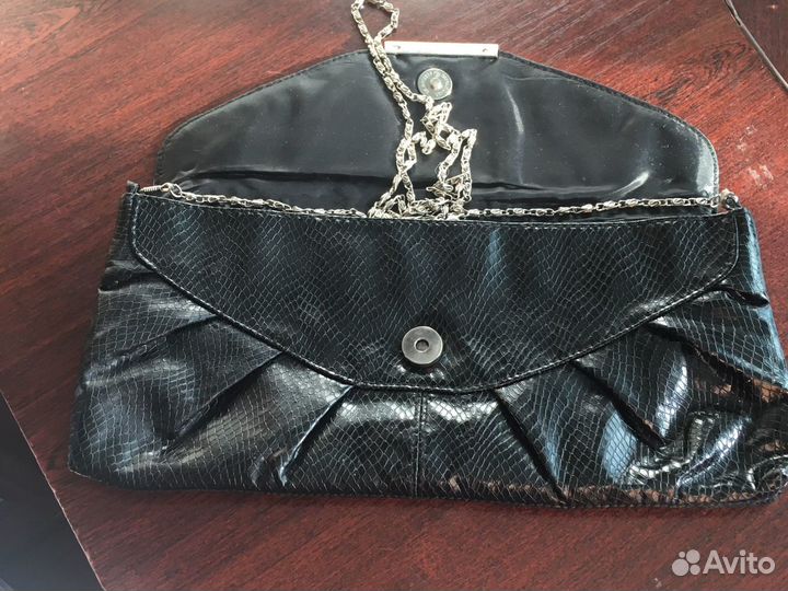 Клатч черный
