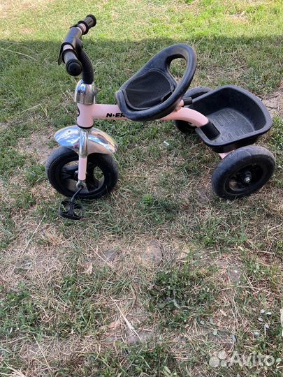 Детский 3х колёсный велосипед бу