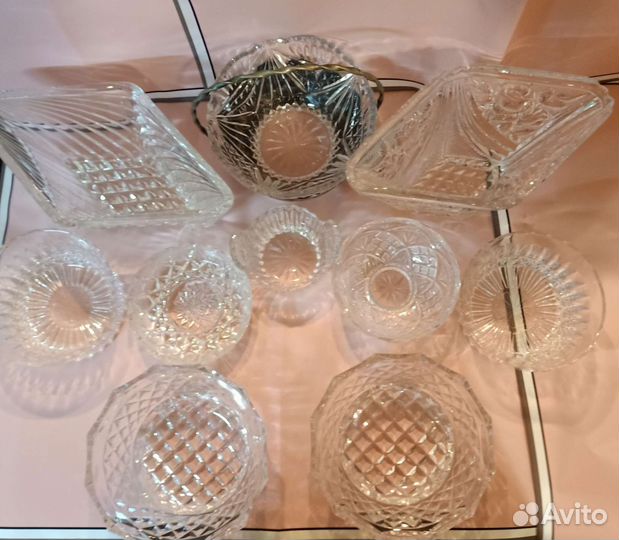 Конфетницы хрустальные, СССР