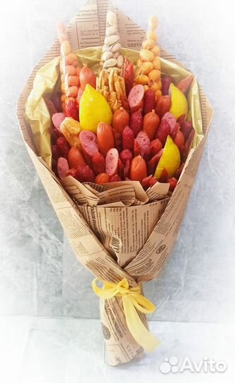 Букет мужской с колбасой