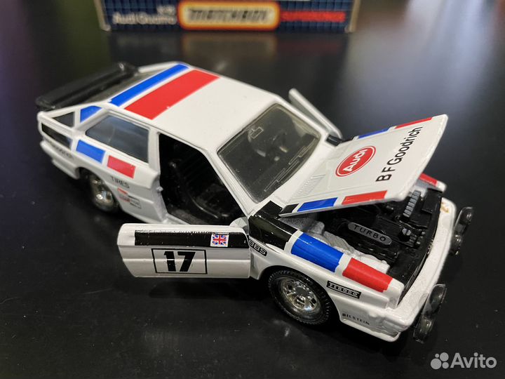 Машинка Audi Quattro (Matchbox, 1987 год, Макао)
