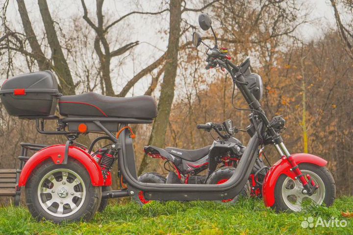 Электроскутер WS PRO Trike 3000W Red 2023