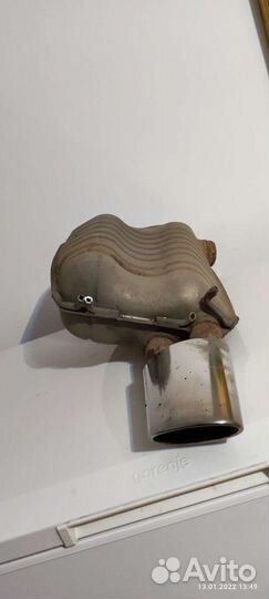 Задний бачок глушителя mercedes c-class w204