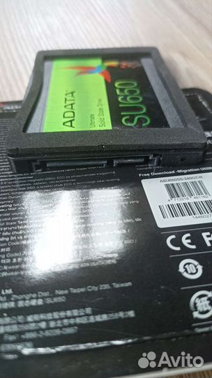 SSD жесткий диск adata 240gb