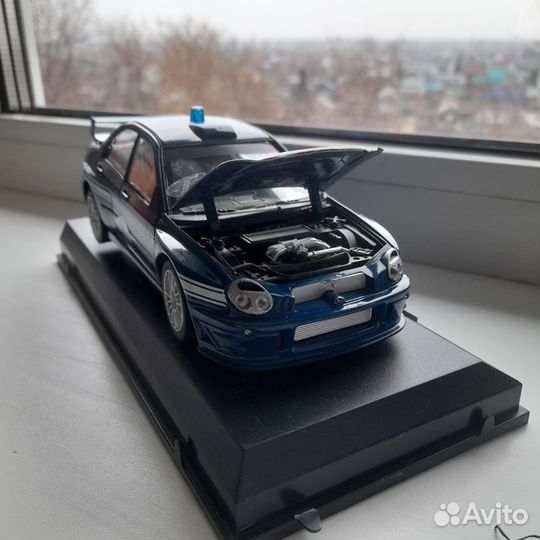 Модель 1/24 Subaru impreza cararama