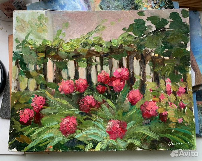 Картина маслом этюд