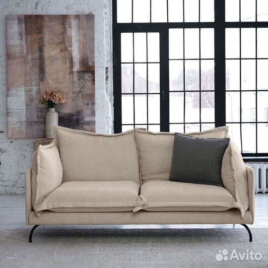Диван прямой Облако Комфорта песочный