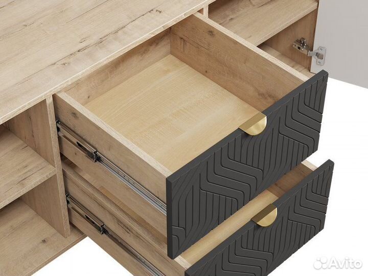 Тв-тумба Монблан-1 Fancy Grafit