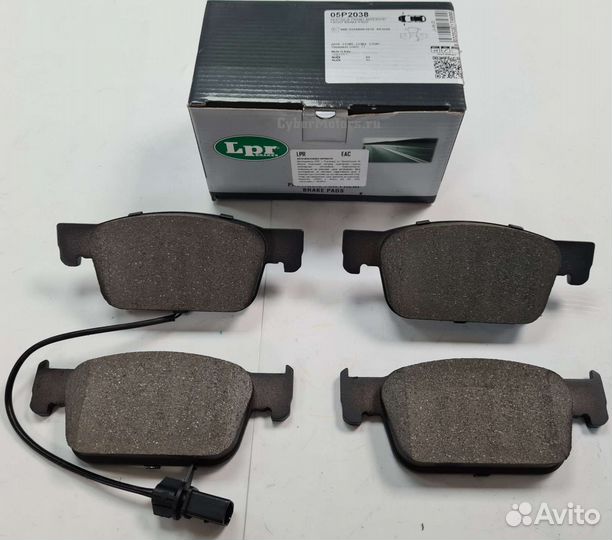 Колодки передние audi A4(B9) /A5