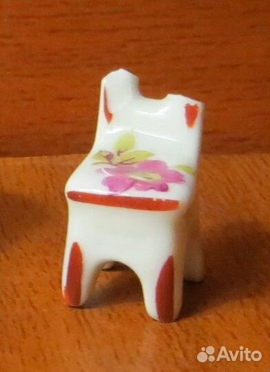 Набор винтажной кукольной мебели, фарфор, Франция