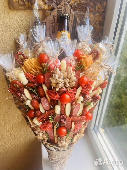 Мужские букеты съедобные