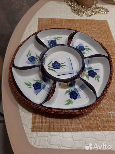 Менажница фарфор