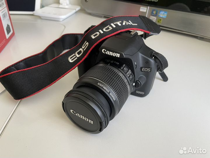 Зеркальный фотоаппарат Canon 500d маленький пробег