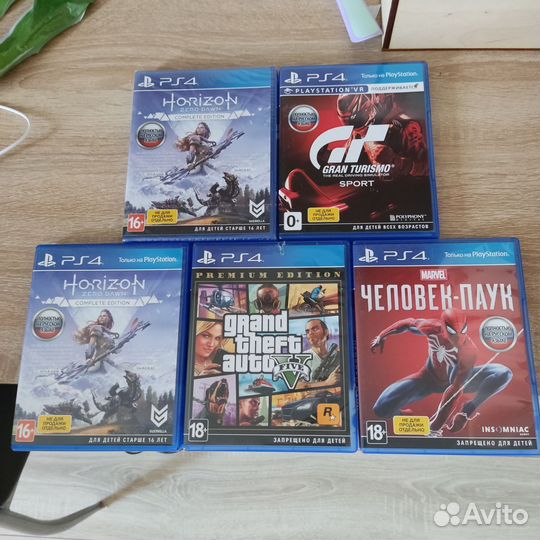 Игровые диски на ps4