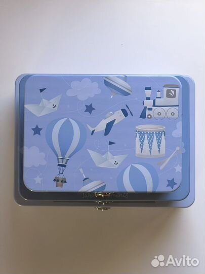 Набор жестяных коробок с замком, 3 шт