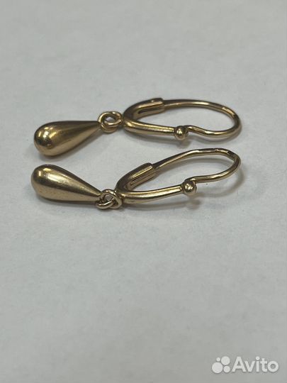 Золотые серьги СССР