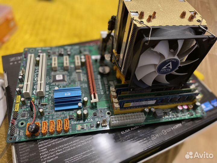 Комплект i7 870, 8 gb, материнка, кулер