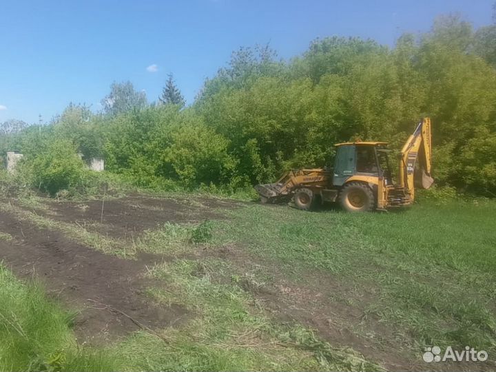 Расчистка участка,выравнивание,спилить дерево