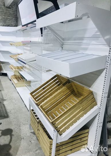 Стеллаж торговый для фруктов и овощей в наличии