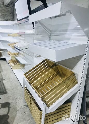 Стеллаж торговый для фруктов и овощей в наличии
