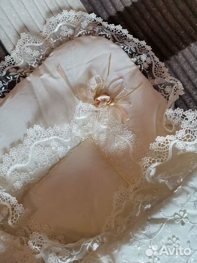 Одеяло-конверт на выписку теплое