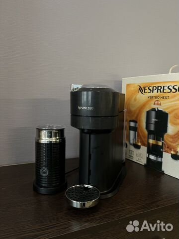 Кофемашина nespresso vertuo капсульная+капучинатор