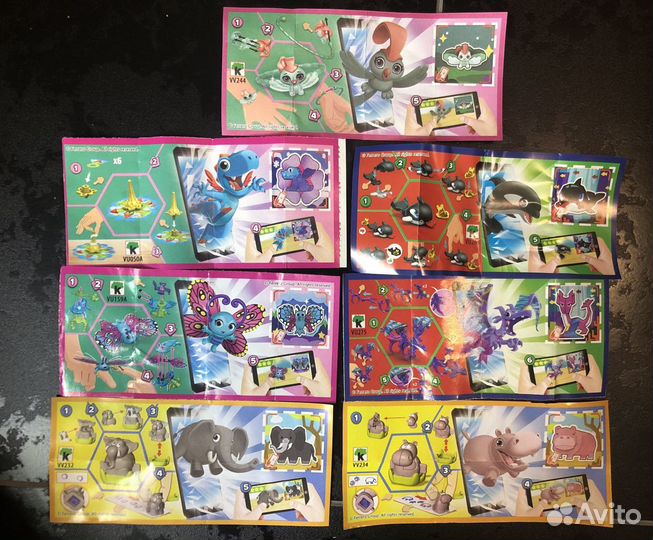 Игрушки из киндер сюрприза свит бокс