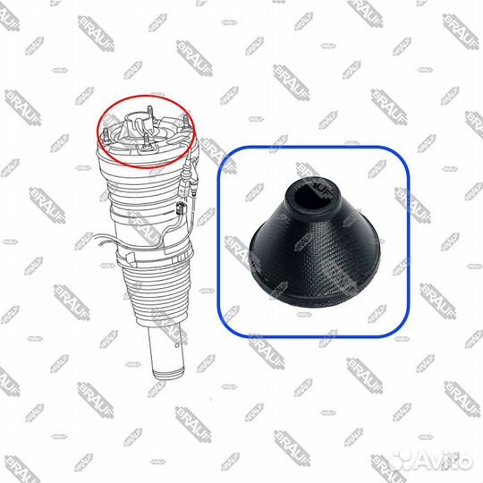 Мембрана пневмобаллона Audi A8D4 оригинал