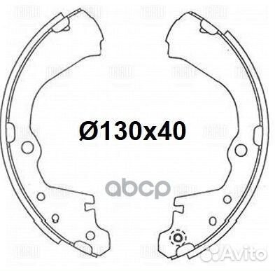 Колодки торм.бар.nissan serena 97-01 nissan