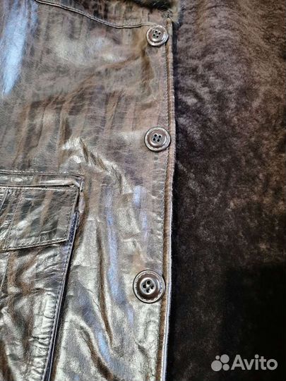 Кожаная куртка мужская