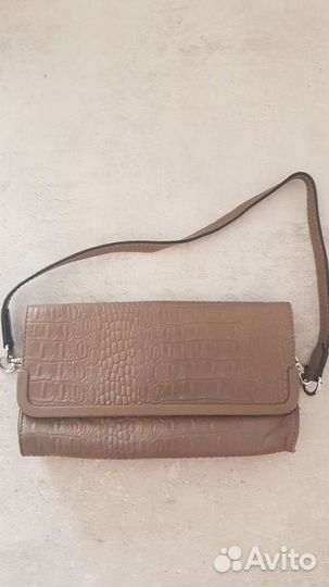 Сумка клатч женский натуральная кожа