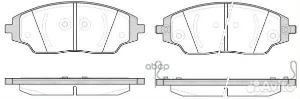 Колодки тормозные дисковые 2153702 Road house