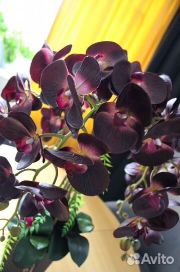 Орхидеи искусственные в кашпо