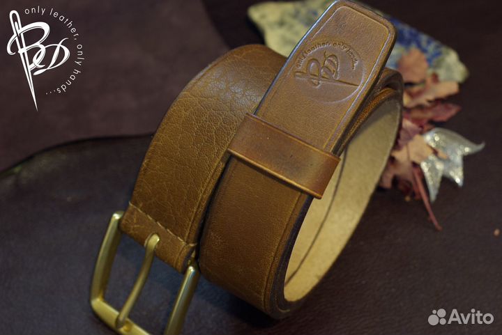 Ремень кожаный