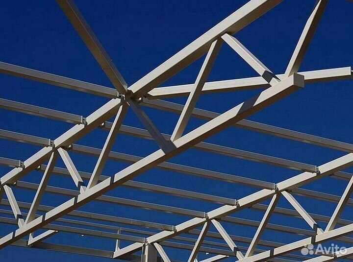 Фермы для навесов, ангаров, теплиц, гаражей