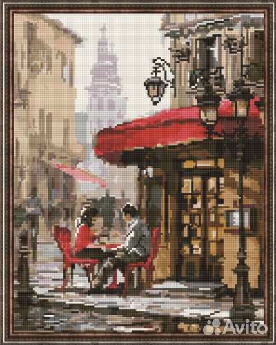 Алмазная мозаика 40х50 см, серия 