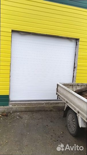 Секционные ворота с установкой