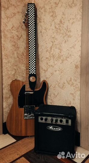 Электрогитара telecaster с комбиком