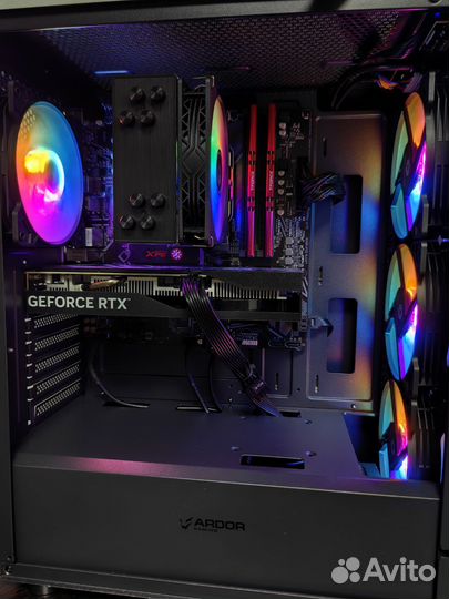 Игровой пк Ryzen 5/32Gb/RTX 4060/SSD+HDD