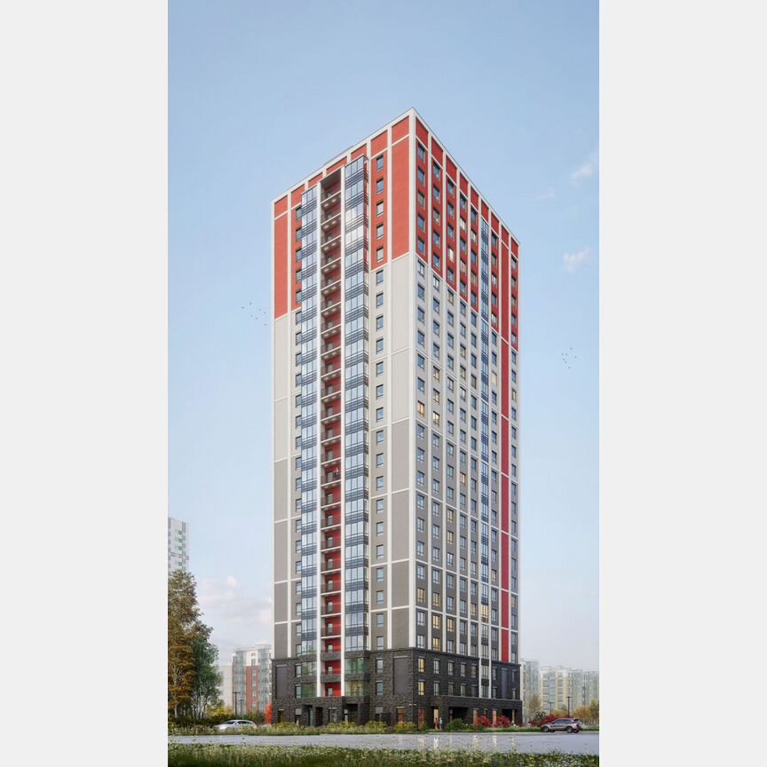 1-к. квартира, 41,4 м², 17/25 эт.