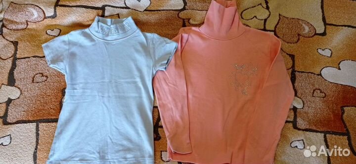 Вещи на девочку 128-140,школьные блузки