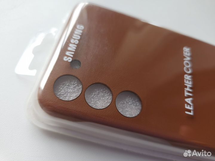 Чехол кожаный на Samsung s23 plus leather cover