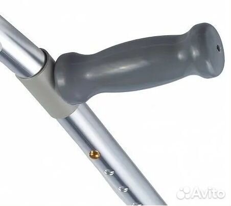 Костыли с опорой под локоть с двойной регулировкой