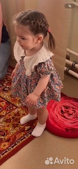 Платье боди для девочки 74 80 86